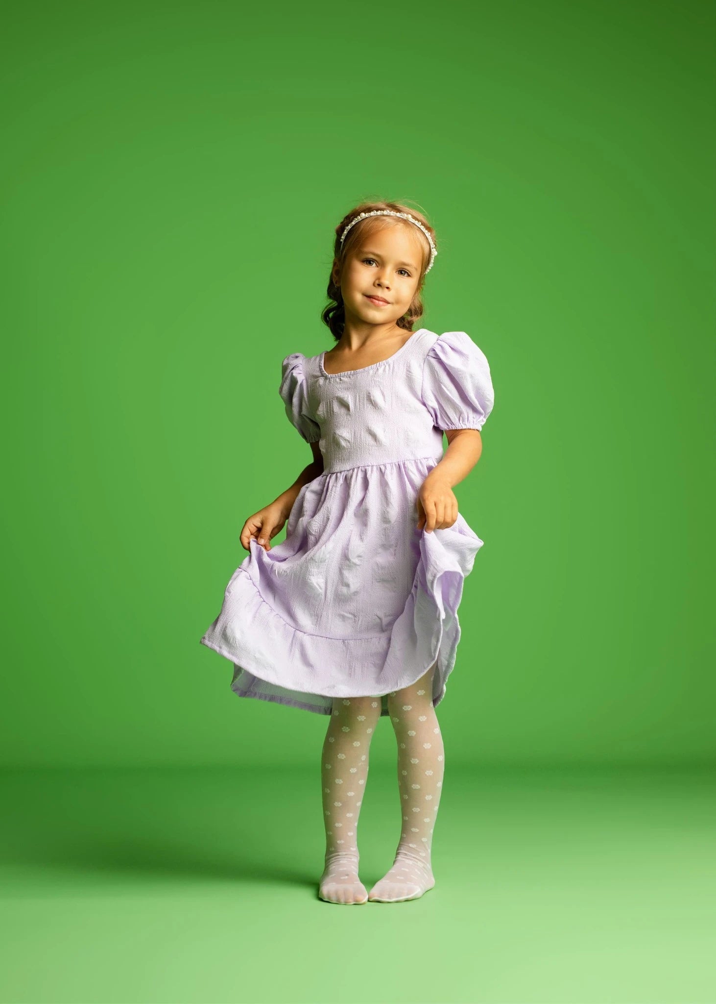 Image of ROSIE - RAJSTOPY WZORZYSTE 20 DEN KWIATUSZKI - Bella Bambini