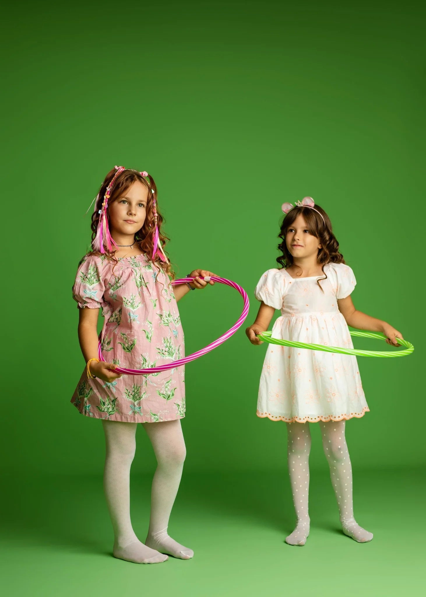 DAISY - RAJSTOPY WZORZYSTE 40 DEN STOKROTKI - Bella Bambini
