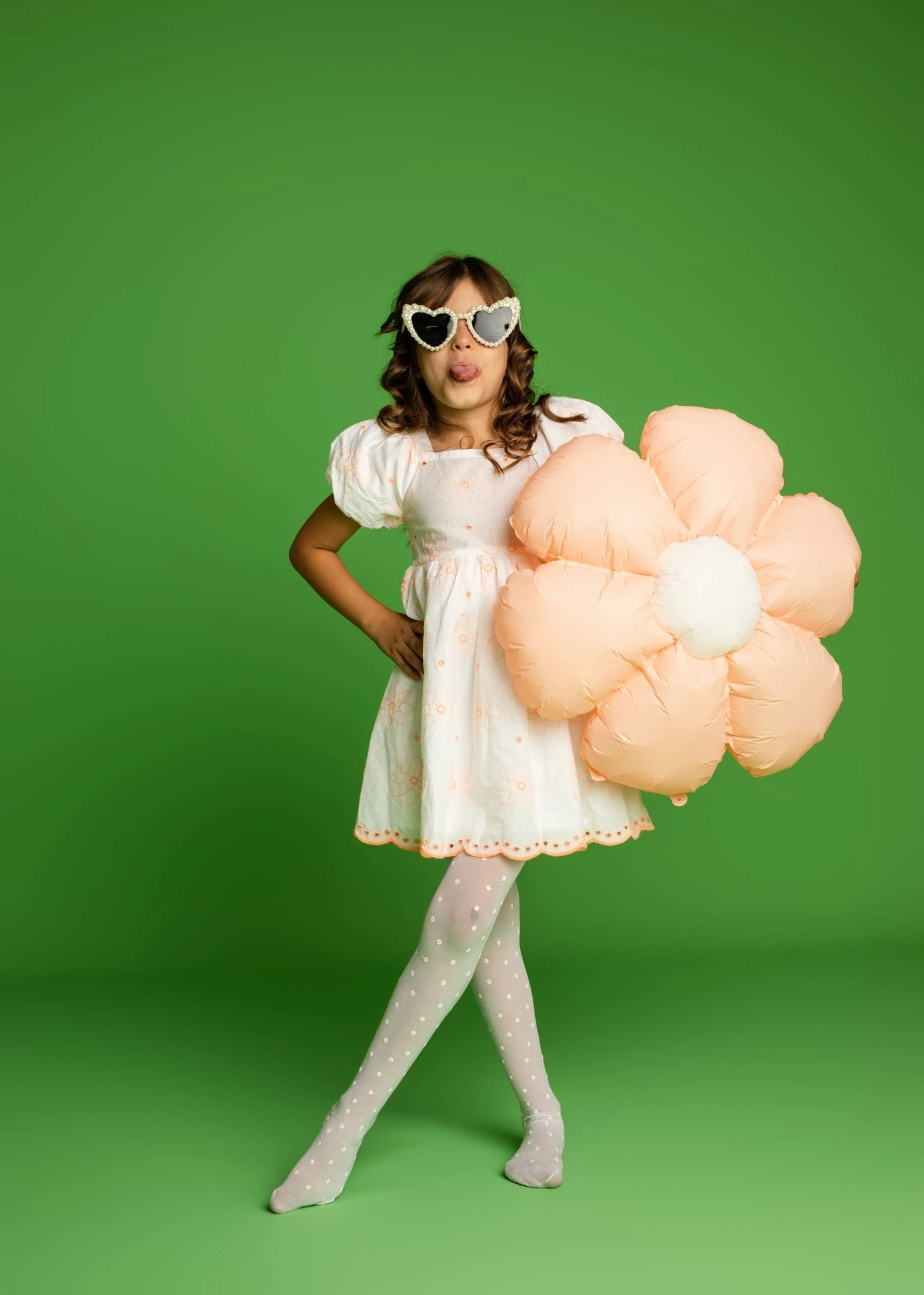 Image of DAISY - RAJSTOPY WZORZYSTE 40 DEN STOKROTKI - Bella Bambini